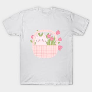 cat in a basket T-Shirt